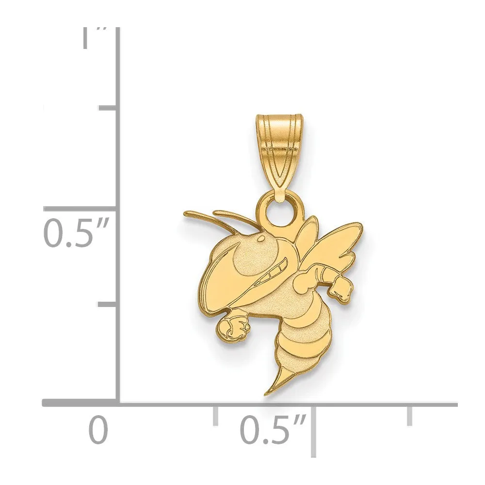 10k Gold Georgia Institute of Technology Small Pendant