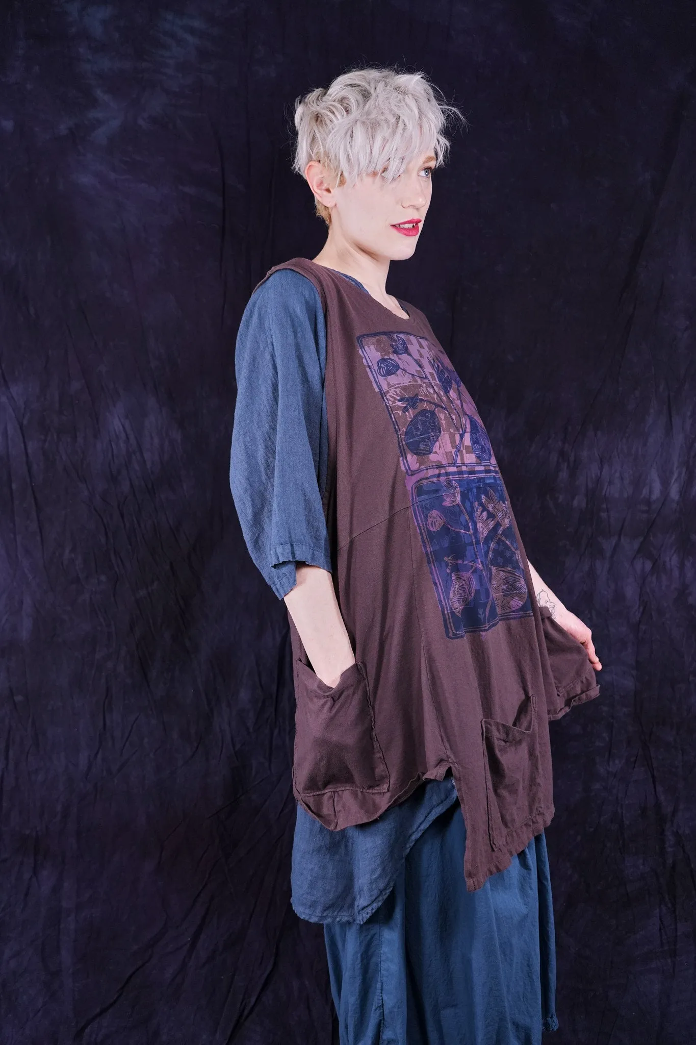 1437 Flower Pot Top Sparrow-P