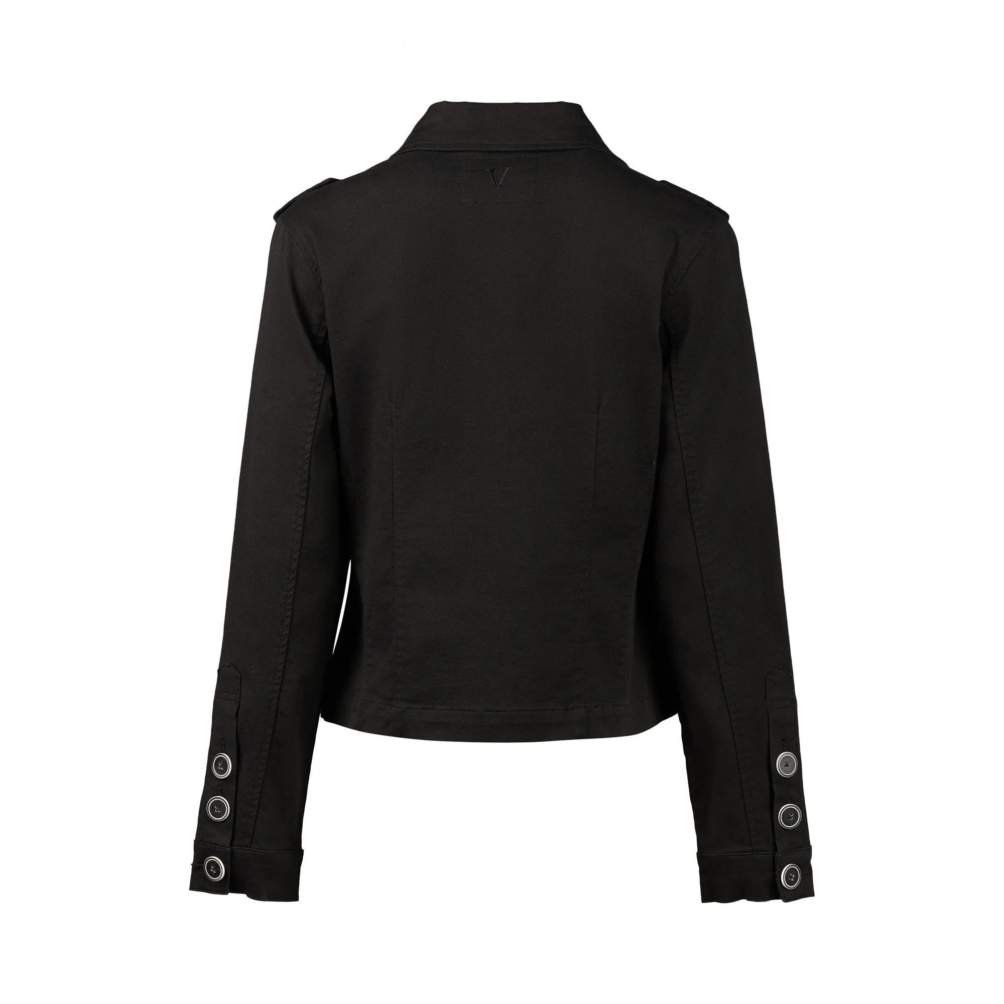 2088 Vassalli Utility Style Jacket -Black