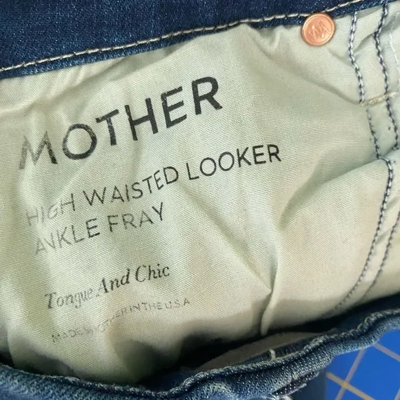 273 MOTHER High Waisted Looker Ankle