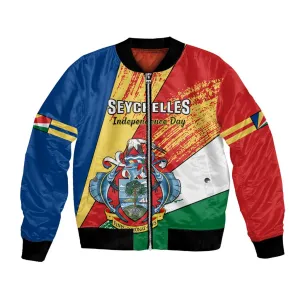 29 June Seychelles Independence Day Bomber Jacket Flag Style LT14