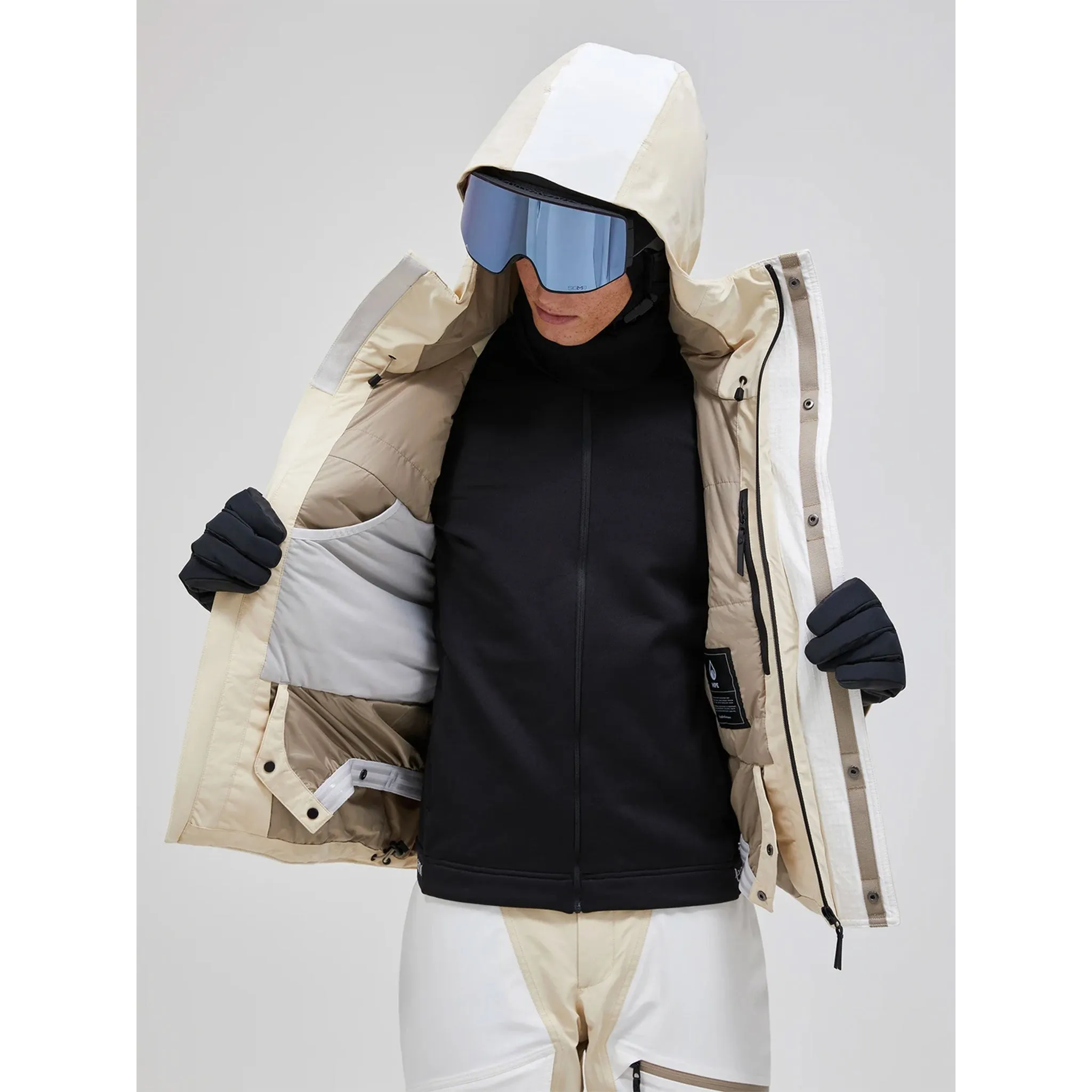 2L Stretch Ski Jacket in Sand