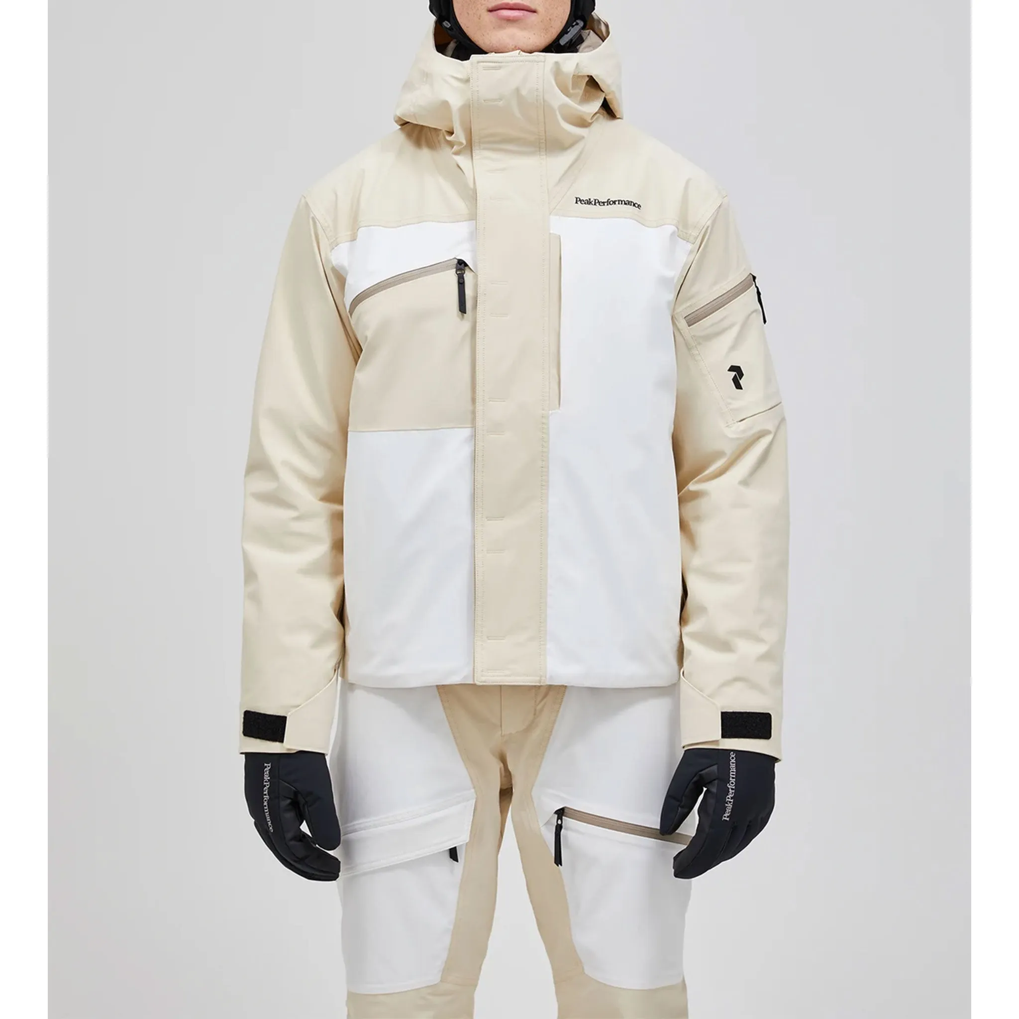 2L Stretch Ski Jacket in Sand