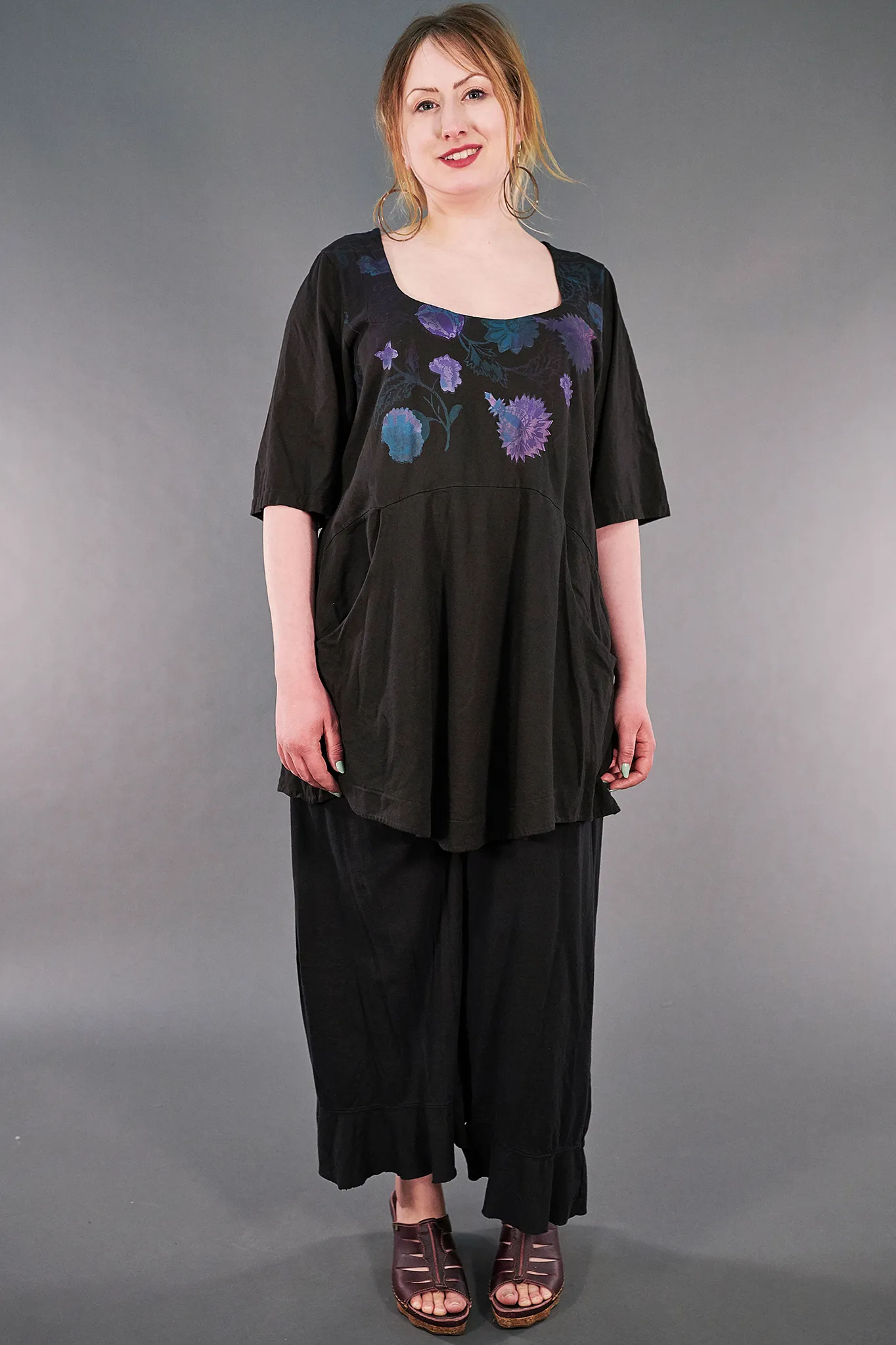 3300 Flounce Pant Black-U