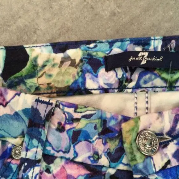 7 for all mankind 7FAM Skinny Jeans Women's Floral Print