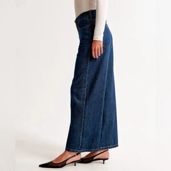 Abercrombie and Fitch &quot;The Crop Wide Leg High Rise&quot;