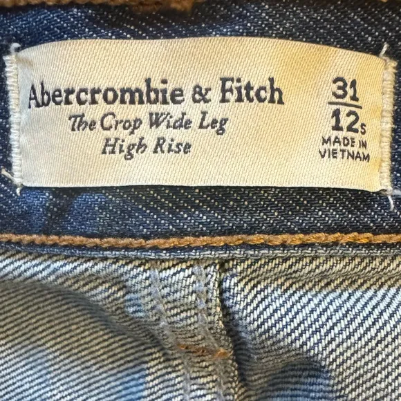 Abercrombie and Fitch &quot;The Crop Wide Leg High Rise&quot;