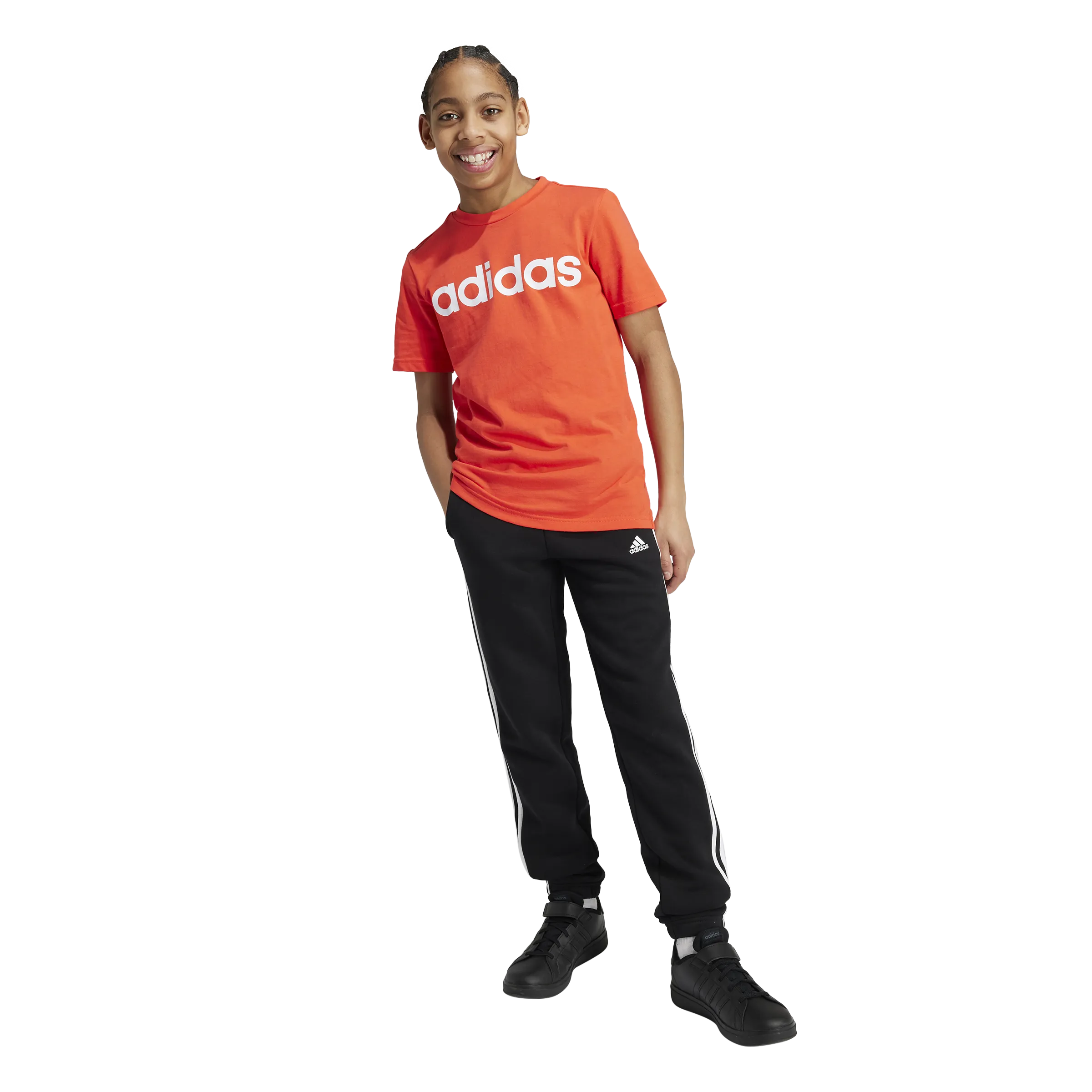 adidas Essentials Linear Logo Kids Tee
