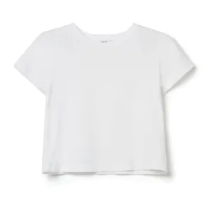 Adine Shrunken Tee (White)