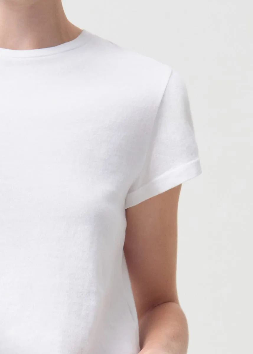 Adine Shrunken Tee (White)