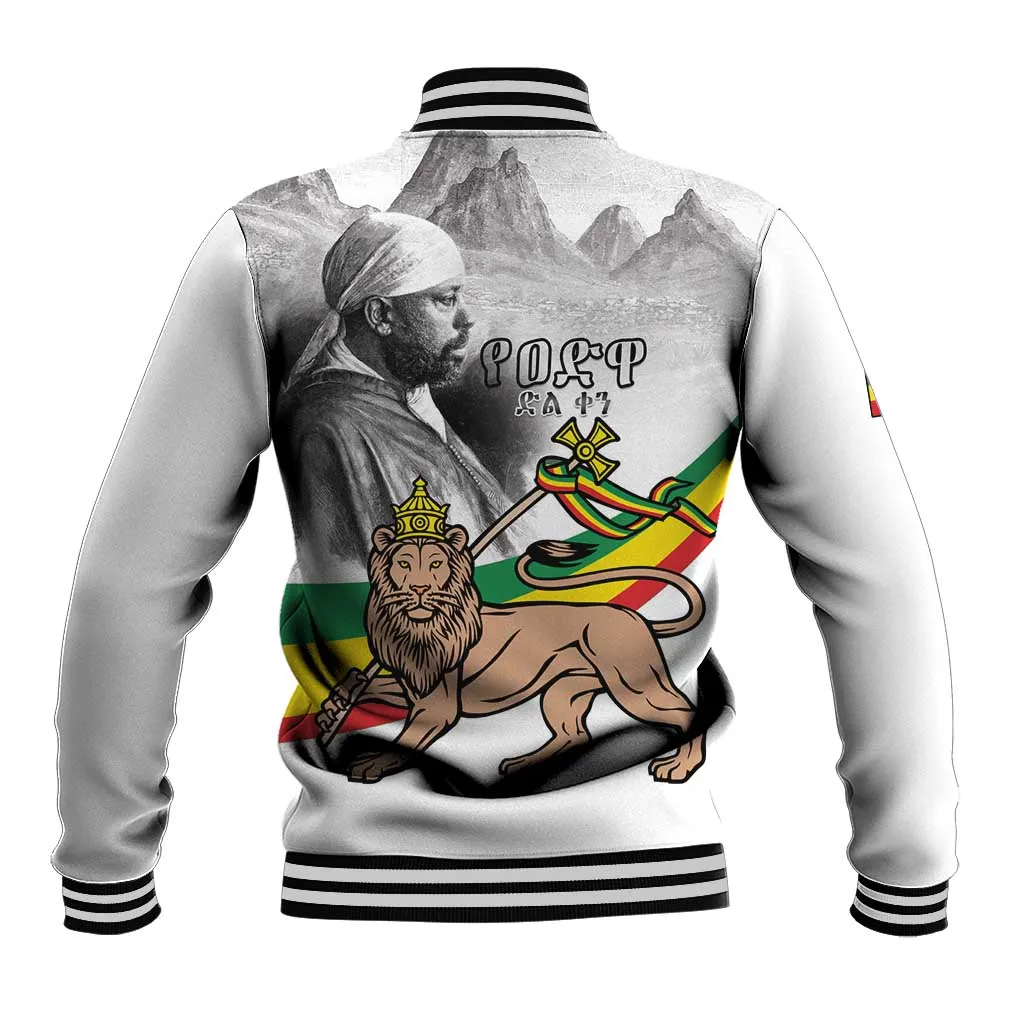 African Victory Menelik II Baseball Jacket Battle Of Adwa LT15