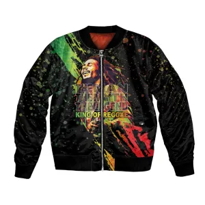 Afro Legend Bob Bomber Jacket One Love Heart Destiny LT05