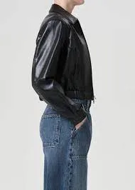 AGOLDE Essie Recycled Leather Jacket