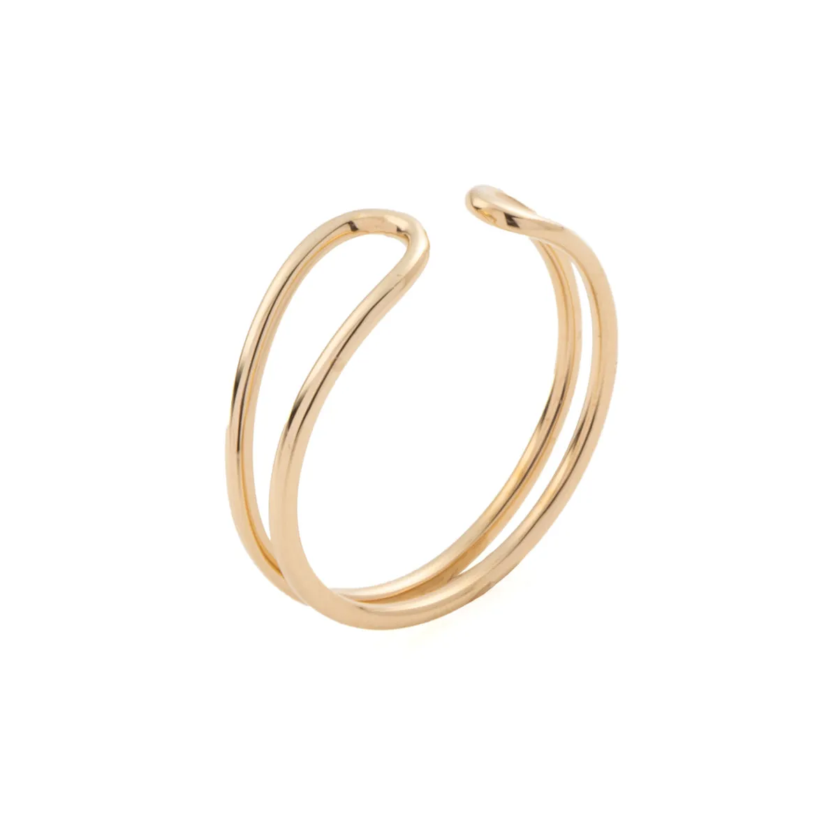 ALL ABOUT BASICS Double Line Ear Cuff