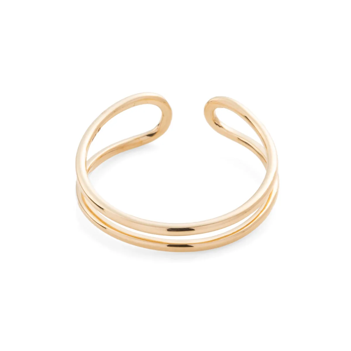 ALL ABOUT BASICS Double Line Ear Cuff
