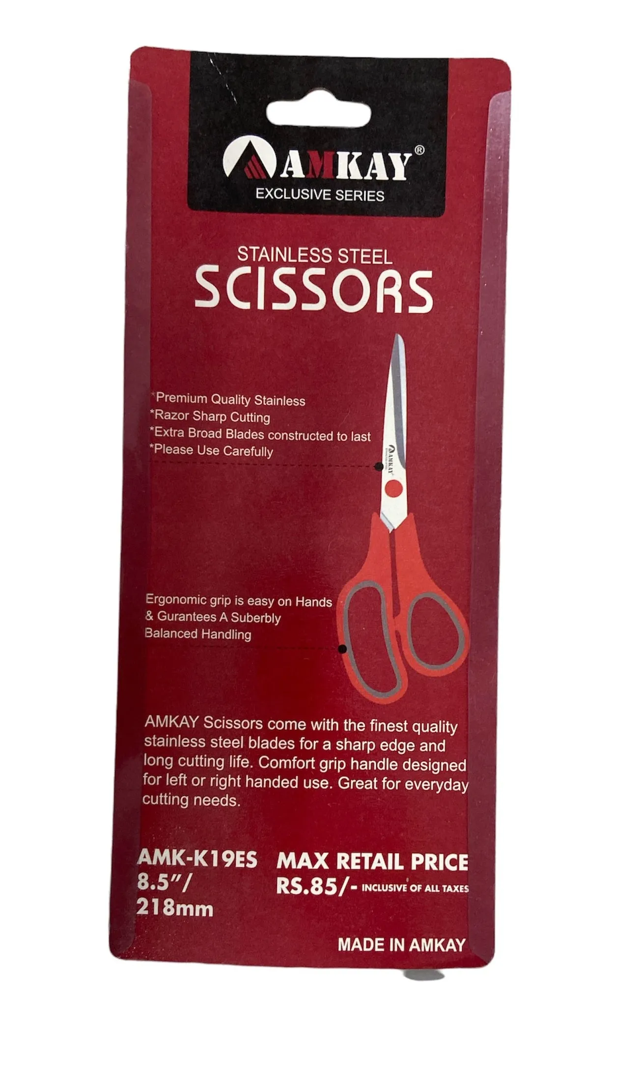 Amkay Scissor 19, 8.5 Inch