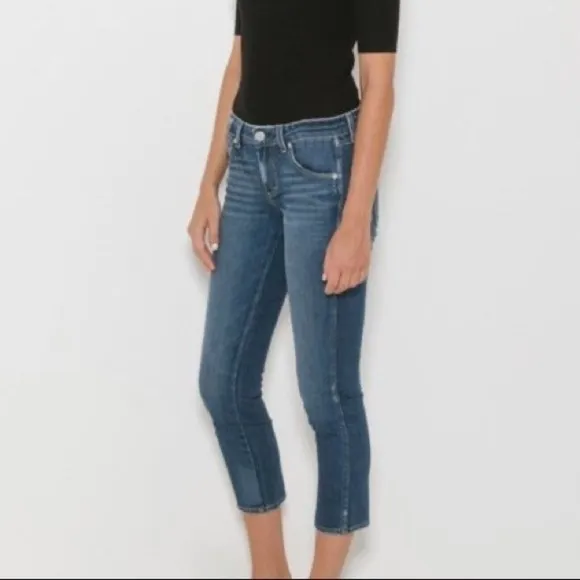 Amo denim Kate jeans mariner medium wash ankle straight 25