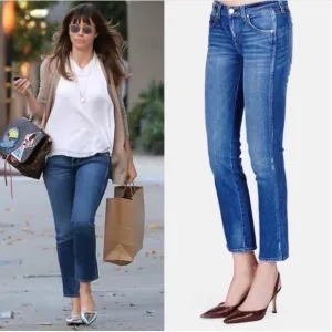 Amo denim Kate jeans mariner medium wash ankle straight 25