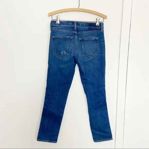 Amo denim Kate jeans mariner medium wash ankle straight 25
