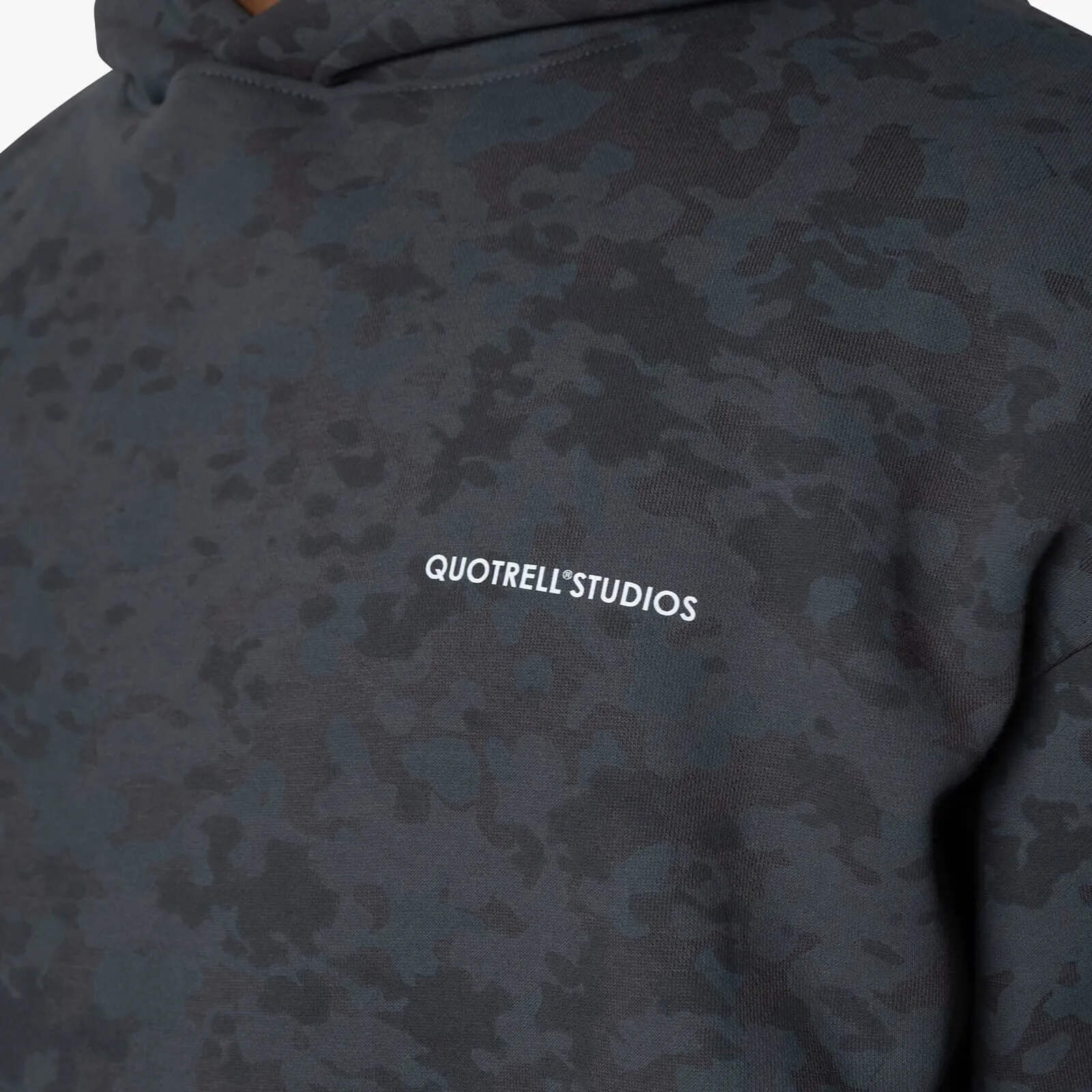 ANGEL HOODIE | GREY CAMO/WHITE