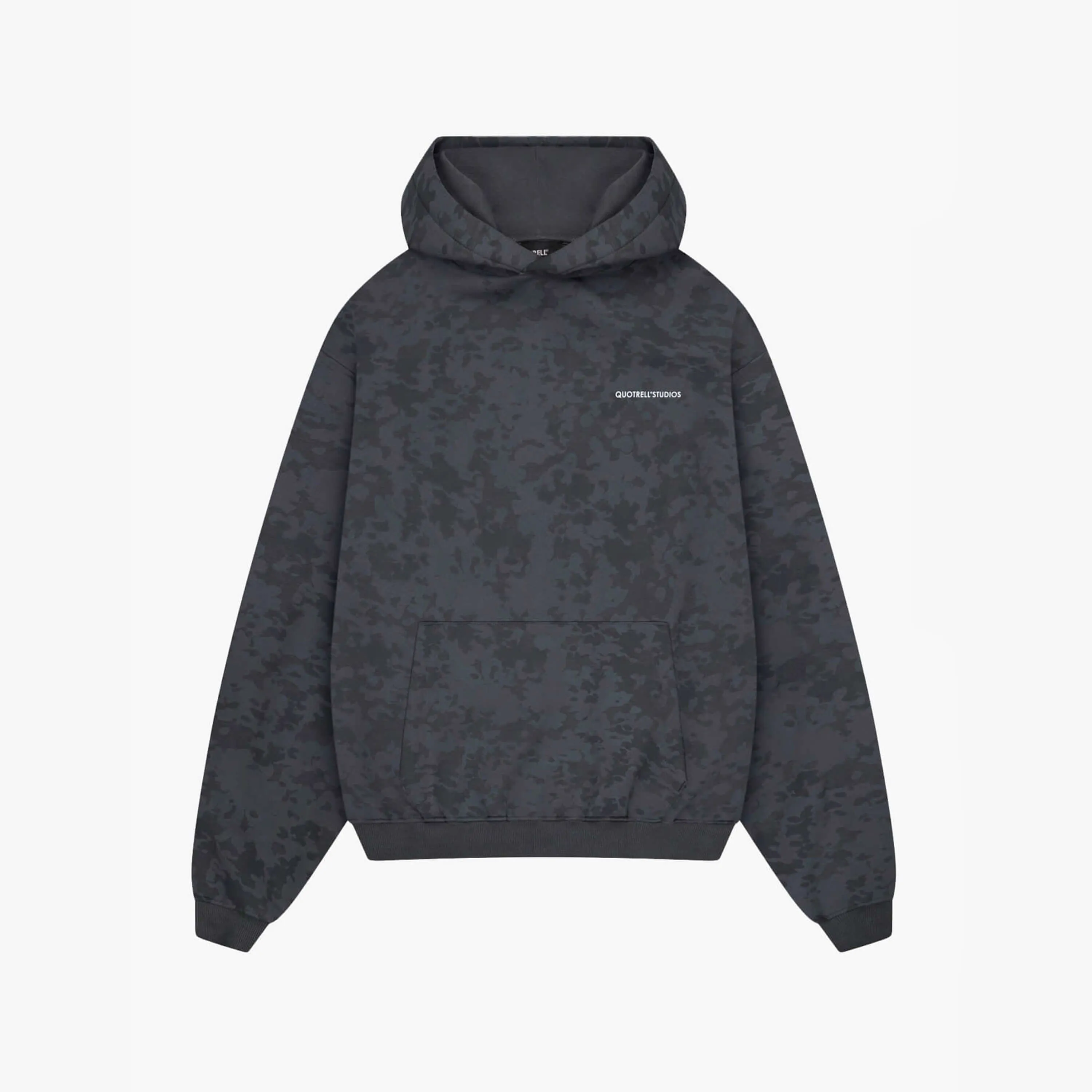 ANGEL HOODIE | GREY CAMO/WHITE