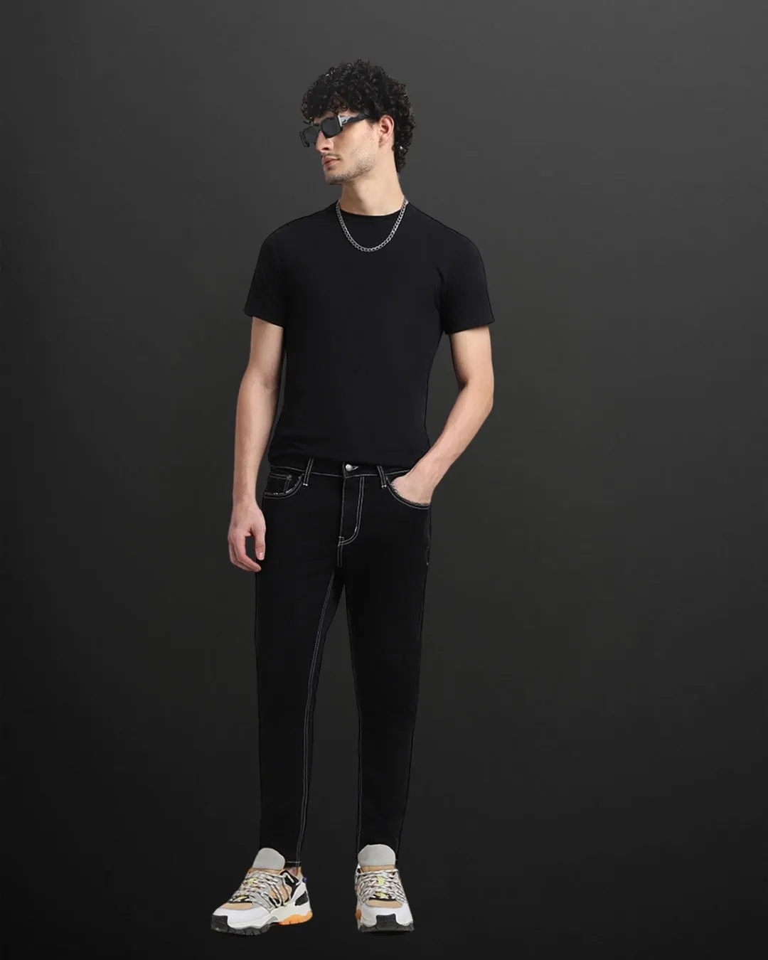 ANKLE FIT JEANS