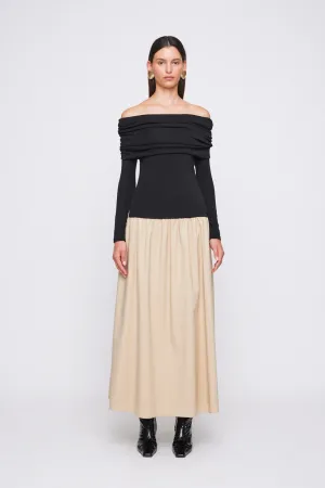 Anna Quan Morgan Dress -Latte/Shade