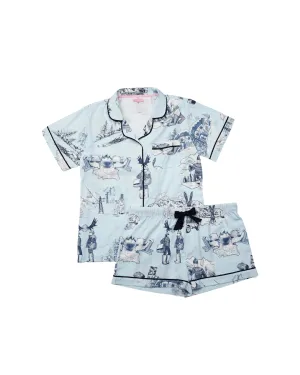APRES SKI TOILE PAJAMA SHORTS SET