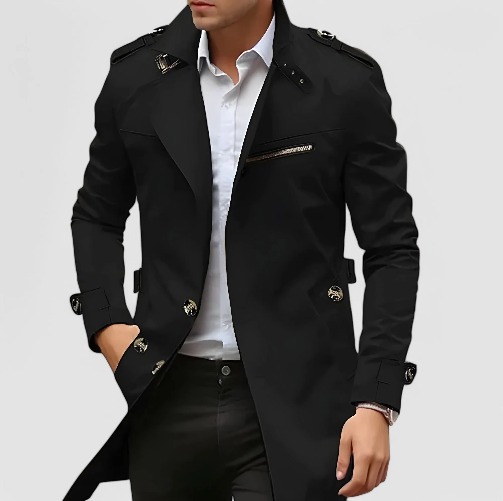 Ares | Military Inspired Elegant Coat