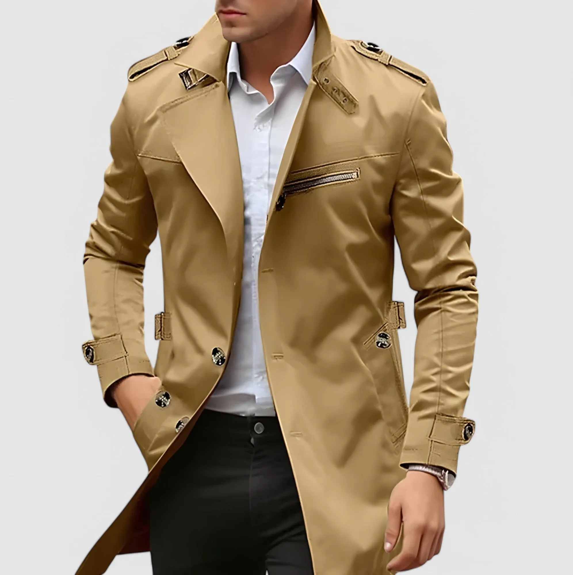Ares | Military Inspired Elegant Coat