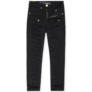 Argonaut Nations Kids Heavy Ripped Jeans (Black)