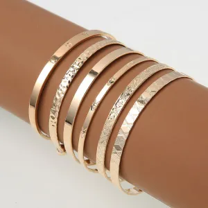 Arrow Pattern Layered Bracelet