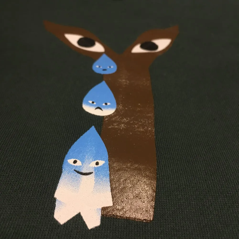 Aya’s frozen tears hoodie forest green