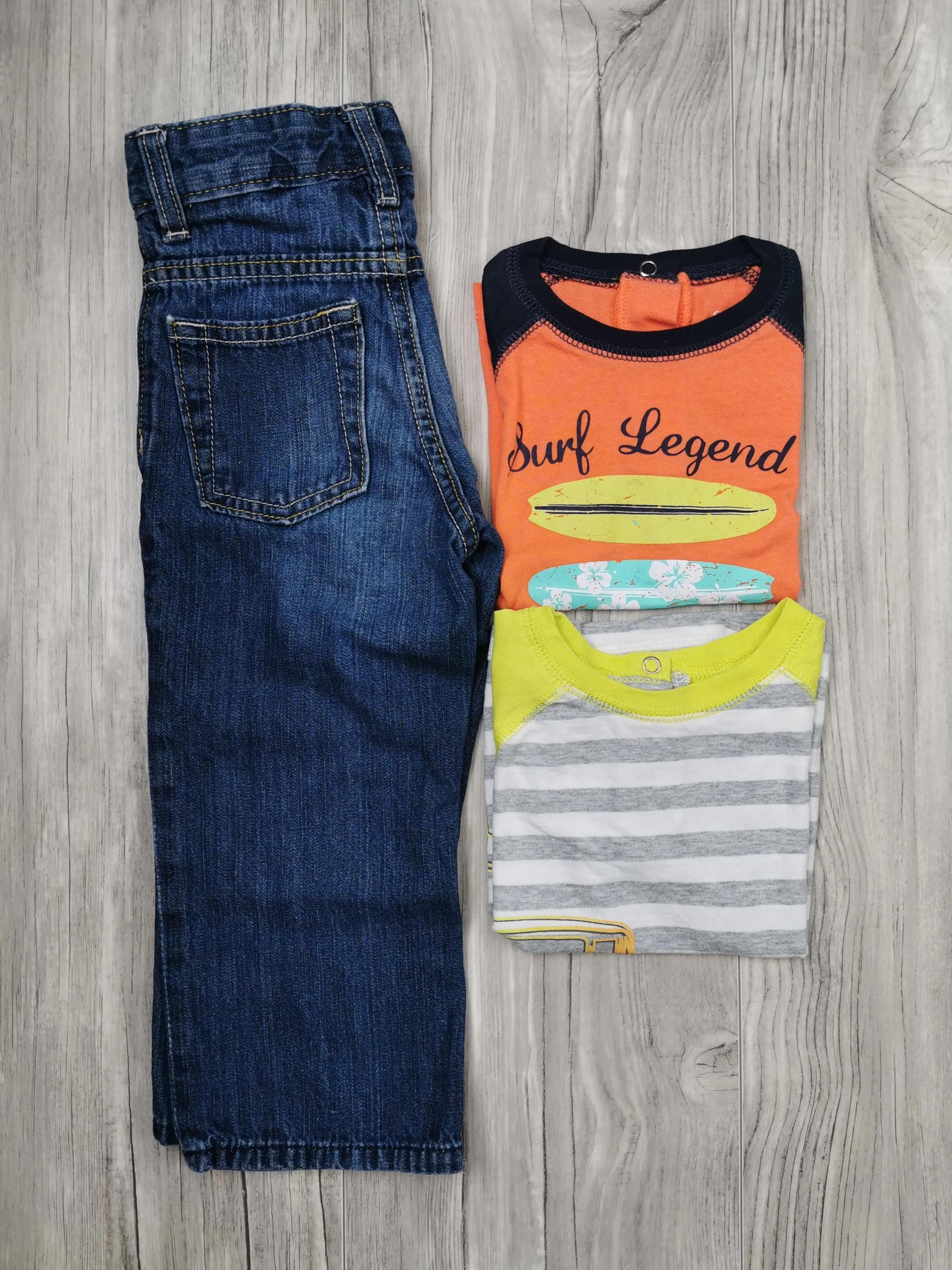 BABY BOY SIZE 18/24 MONTHS - Baby GAP / GEORGE, 3 Piece Mix N Match Outfit EUC B18