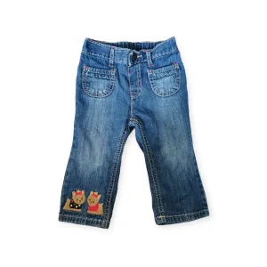 BABY GIRL SIZE 12/18 MONTHS - GYMBOREE, Soft & Cozy Jeans EUC B46