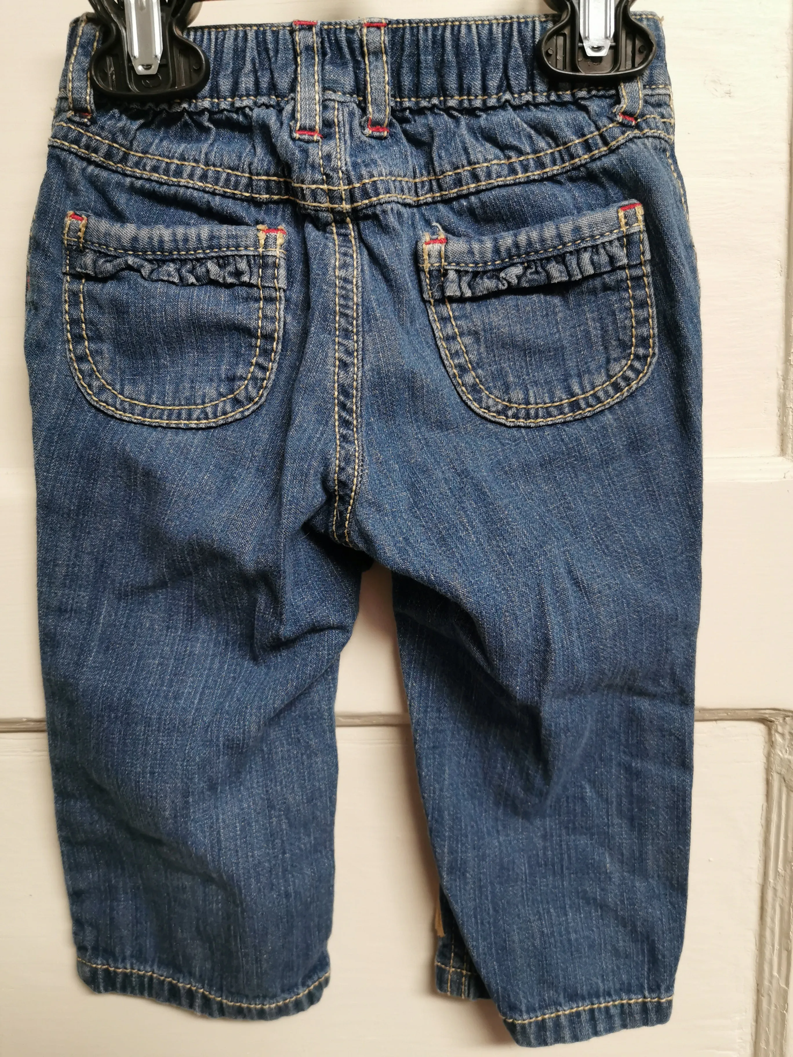 BABY GIRL SIZE 12/18 MONTHS - GYMBOREE, Soft & Cozy Jeans EUC B46