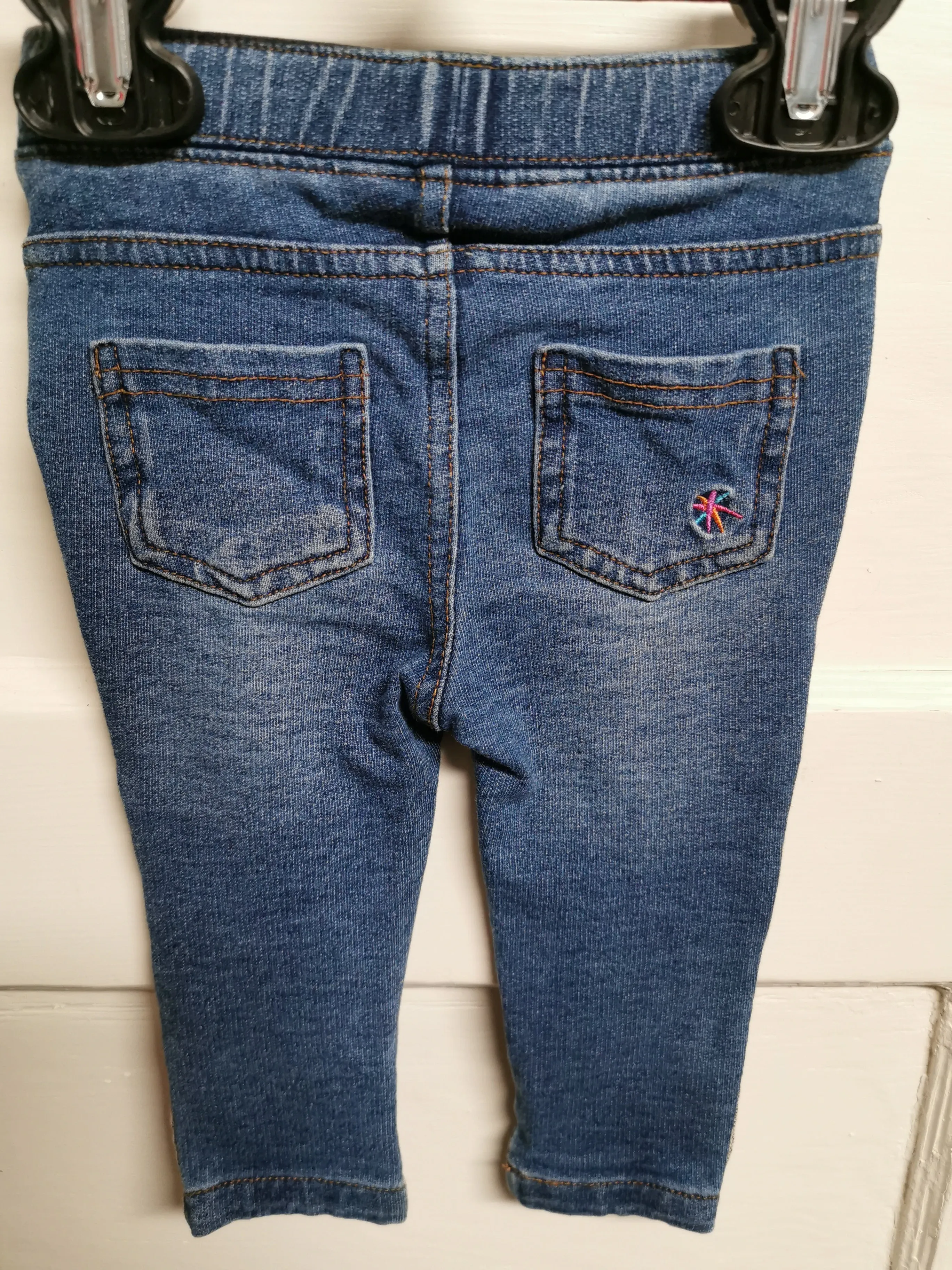 BABY GIRL SIZE 9 MONTHS - HEIDI KLUM, Soft Jeggings EUC B47