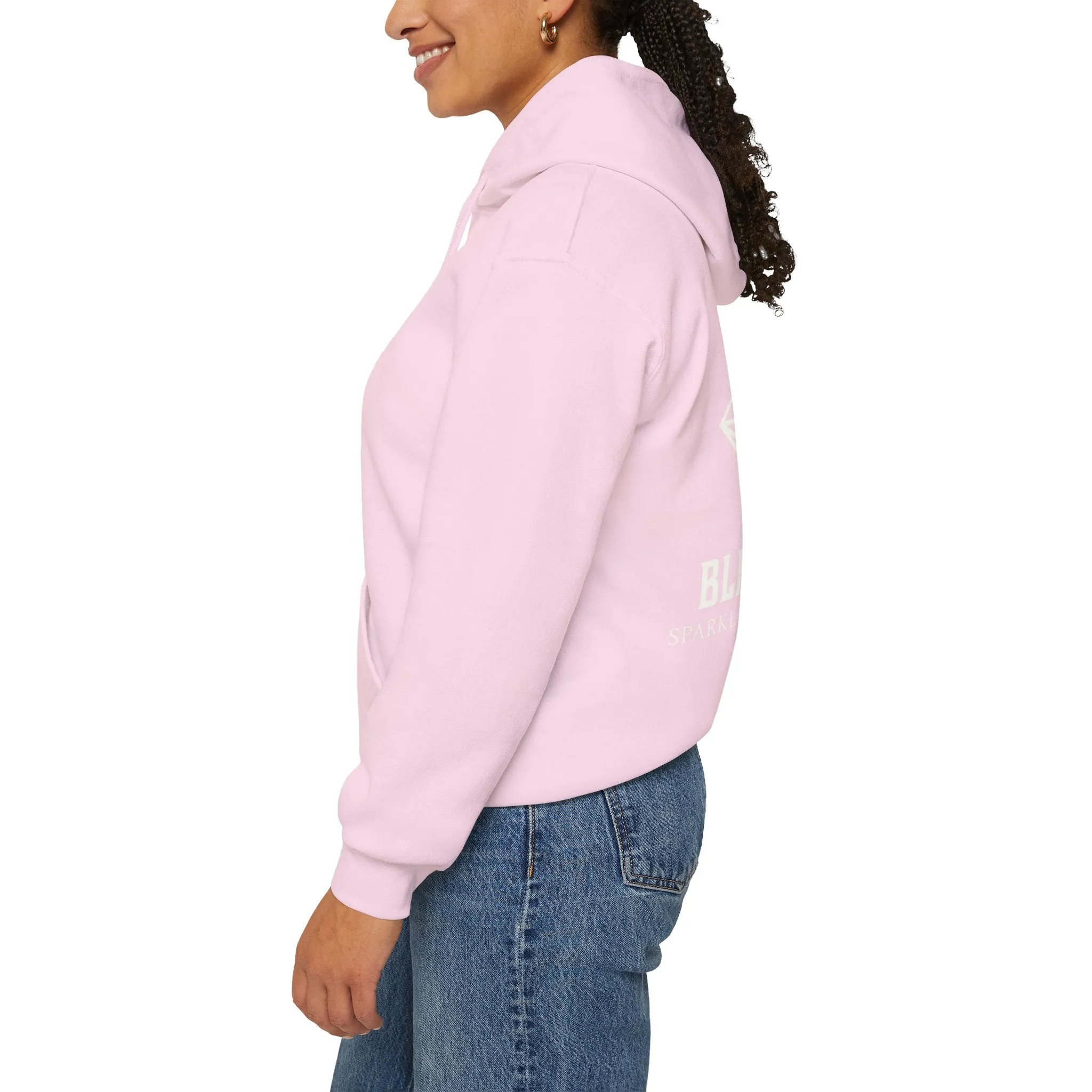 Baby Pink| Bling Gym Pump Cover| Gym Hoodie| Hooded Sweatshirt| Loungewear| Airport Outfit| Oversized Hoodie