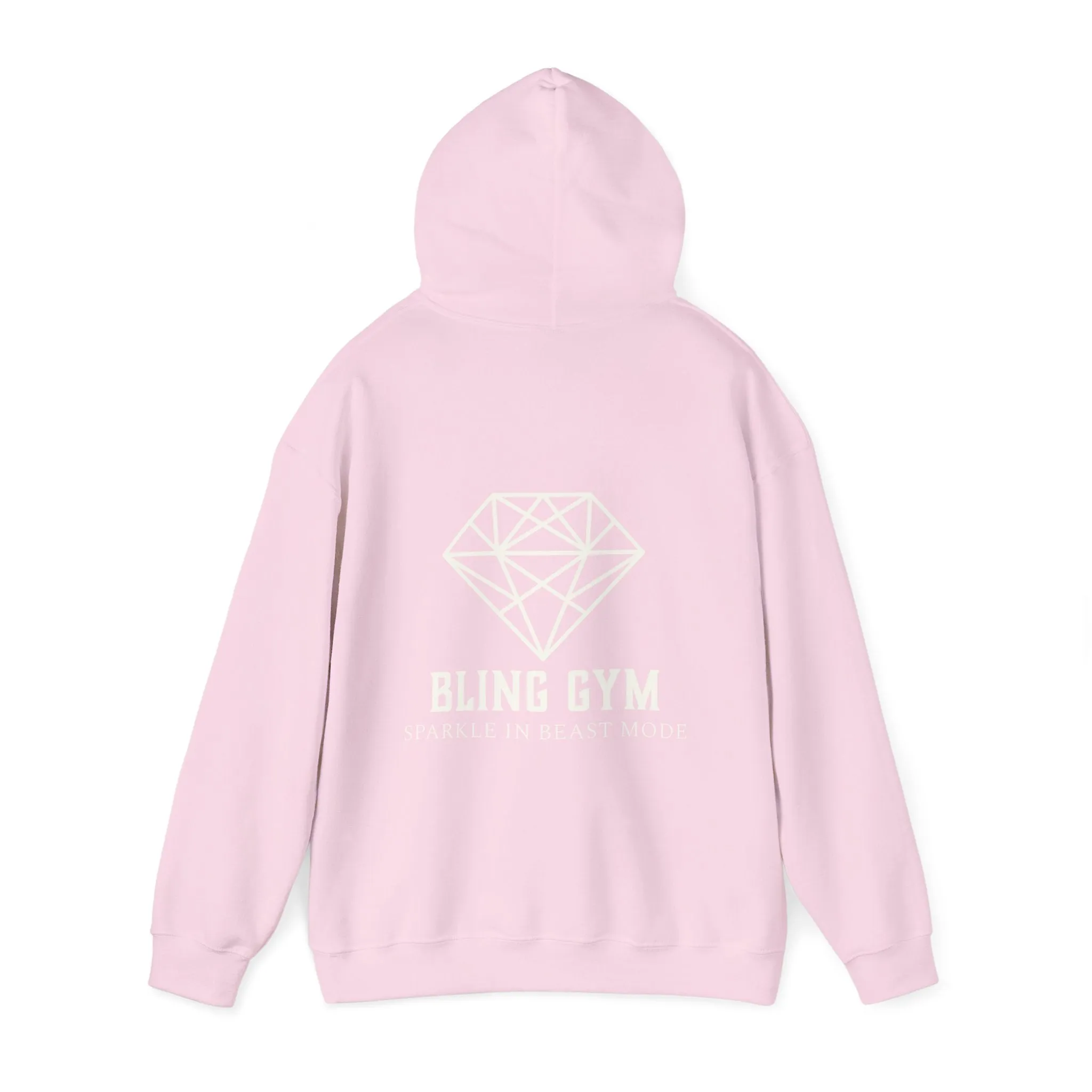 Baby Pink| Bling Gym Pump Cover| Gym Hoodie| Hooded Sweatshirt| Loungewear| Airport Outfit| Oversized Hoodie
