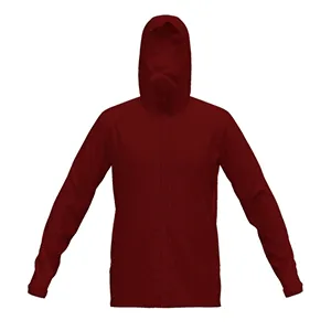 Baulkham Hills SlimFit HP Tech Zip Hoodie Maroon