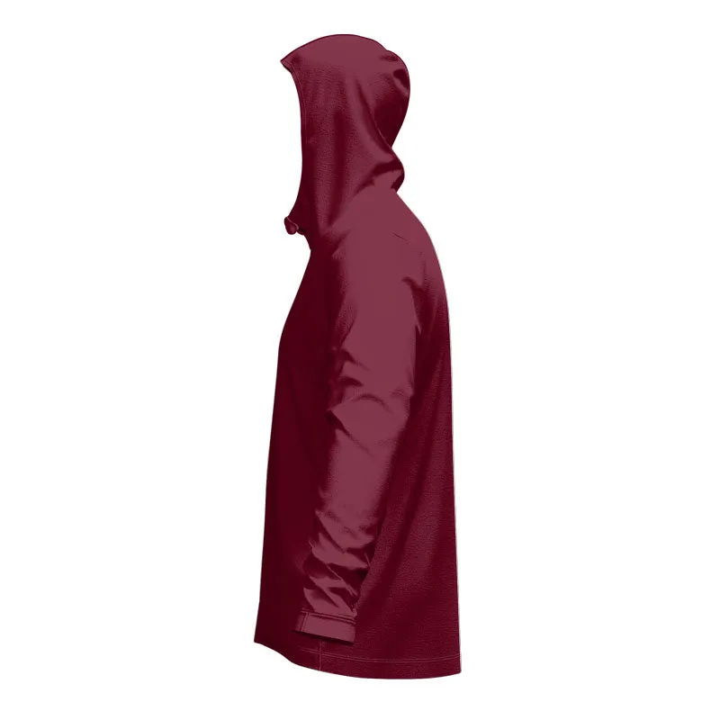 Baulkham Hills SlimFit HP Tech Zip Hoodie Maroon