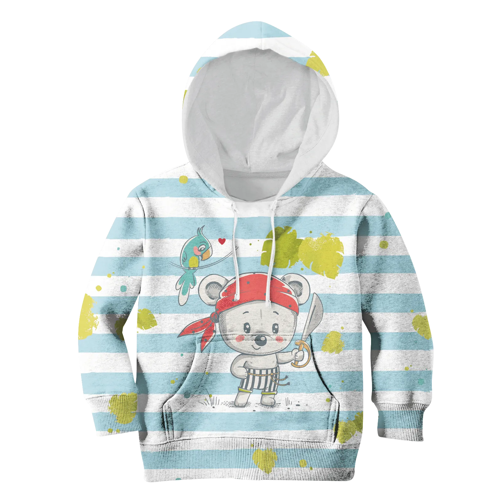 BEAR PIRATE Kid Custom Cosplay Hoodies T-shirt Apparel