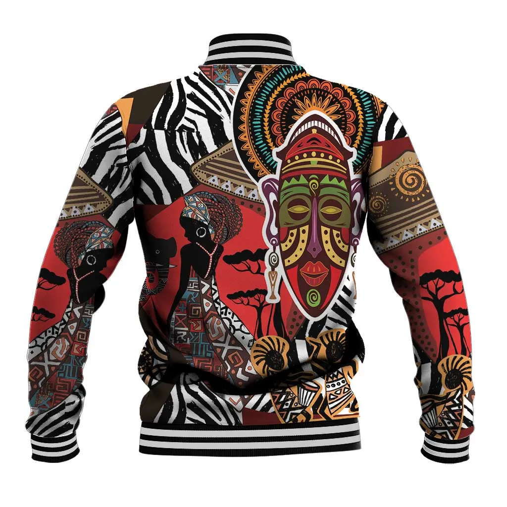 Beautiful African Women Ethnic Motifs Baseball Jacket LT9