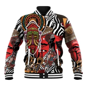 Beautiful African Women Ethnic Motifs Baseball Jacket LT9