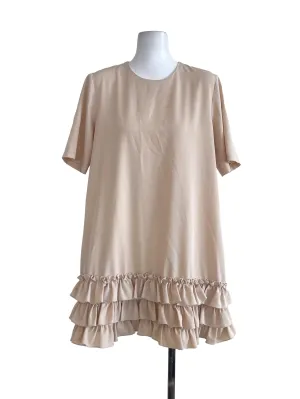 Beige Layered Dress