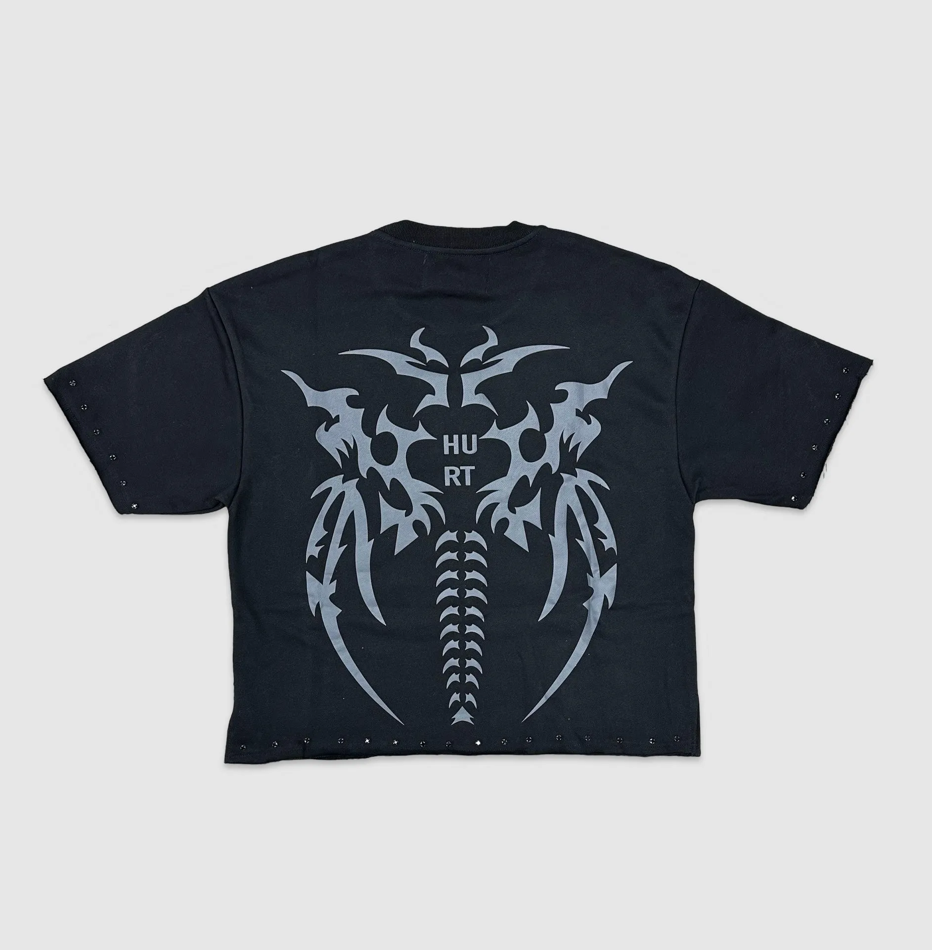 BKYS-T1285-Hurt Crop Tee