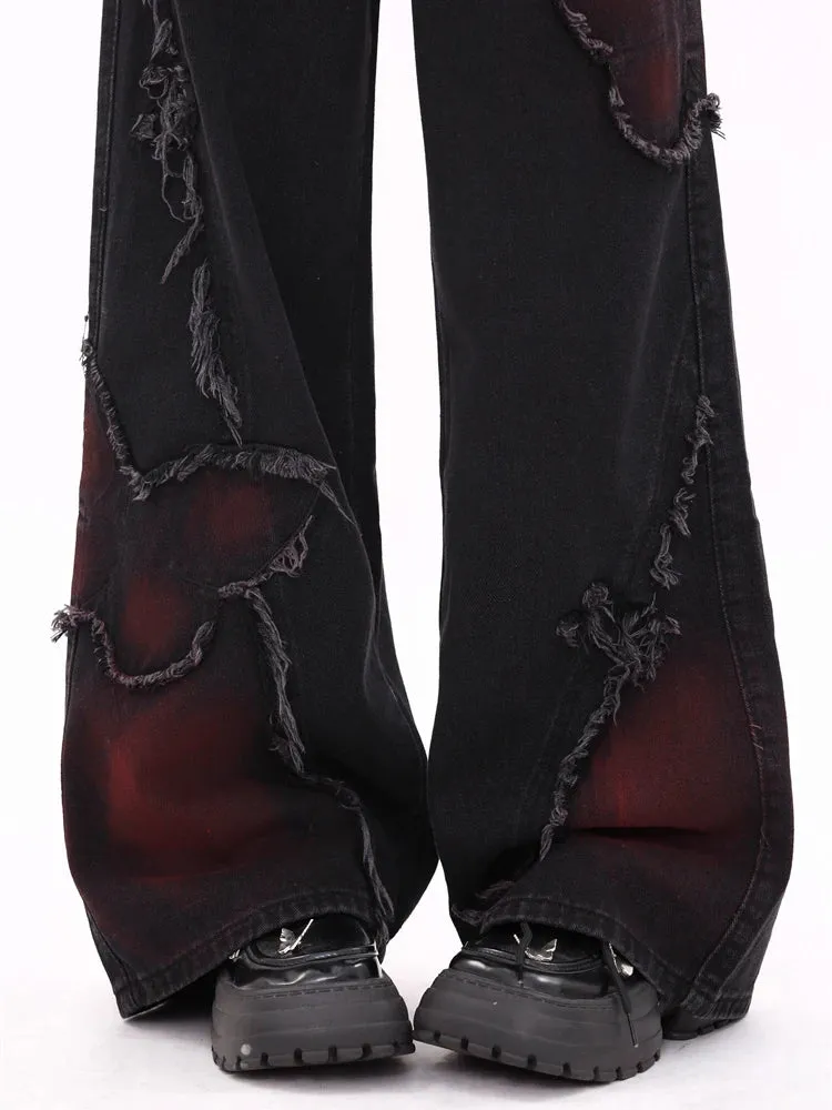 Black Butterfly Jeans