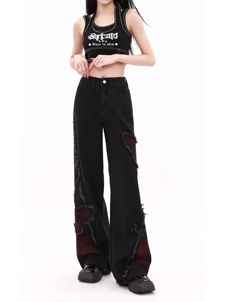 Black Butterfly Jeans