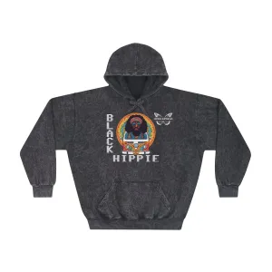Black Hippie Mineral Wash Hoodie – Retro Van Life