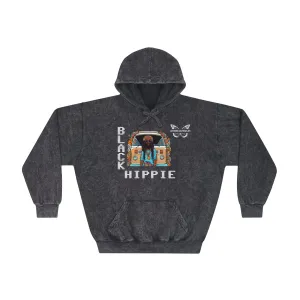 Black Hippie Mineral Wash Hoodie - Soulful Road